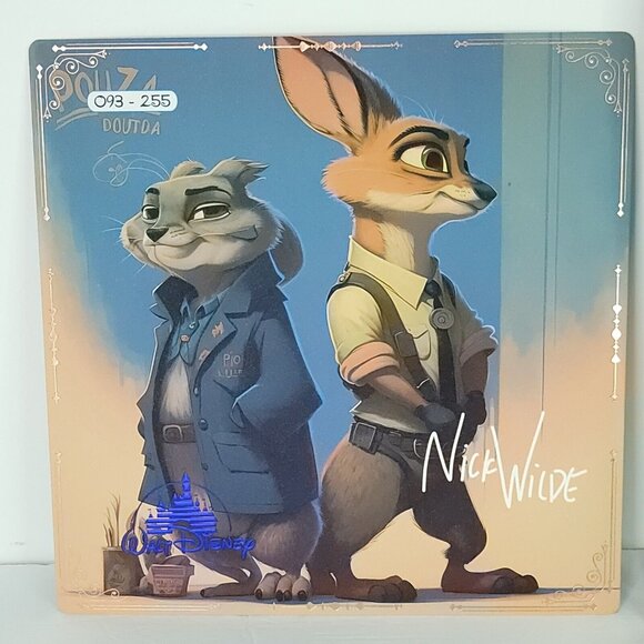 Zootopia Nick Wilde Disney 100th Limited Art Card Print Big One 093/255